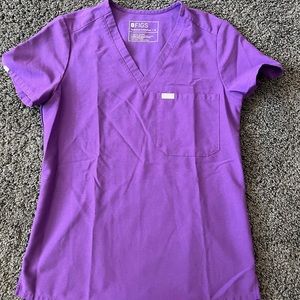 FIG CATARINA SCRUB TOP ULTRAVIOLET